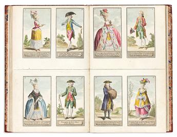 Coiffure & Costume Plates: Louis XVI Era. Recueil Général de Coeffures de Différents Gouts, Où l'on voit la manière dont se Coëffoient